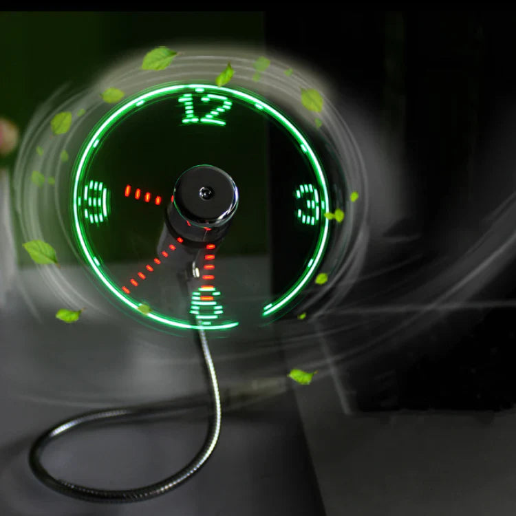 Mini Clock Fan