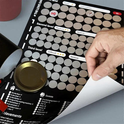 Valentine's Scratch-Off Date Poster