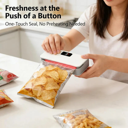 Mini USB Rechargeable Snack Bag Sealer with LED Display