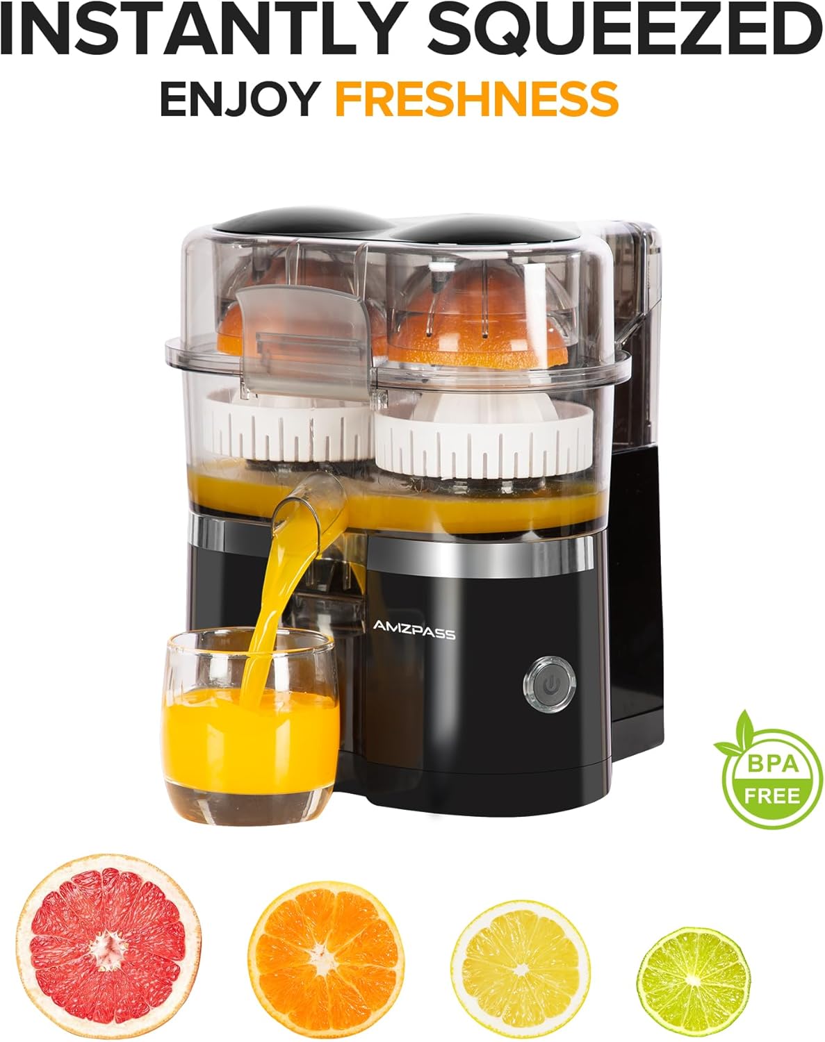 Automatic Dual-Head Citrus Juicer Machine