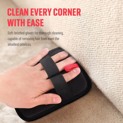 Pet Hair Removal Glove –Grooming Tool for Furniture & Pets