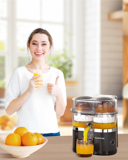 Automatic Dual-Head Citrus Juicer Machine