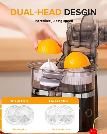 Automatic Dual-Head Citrus Juicer Machine