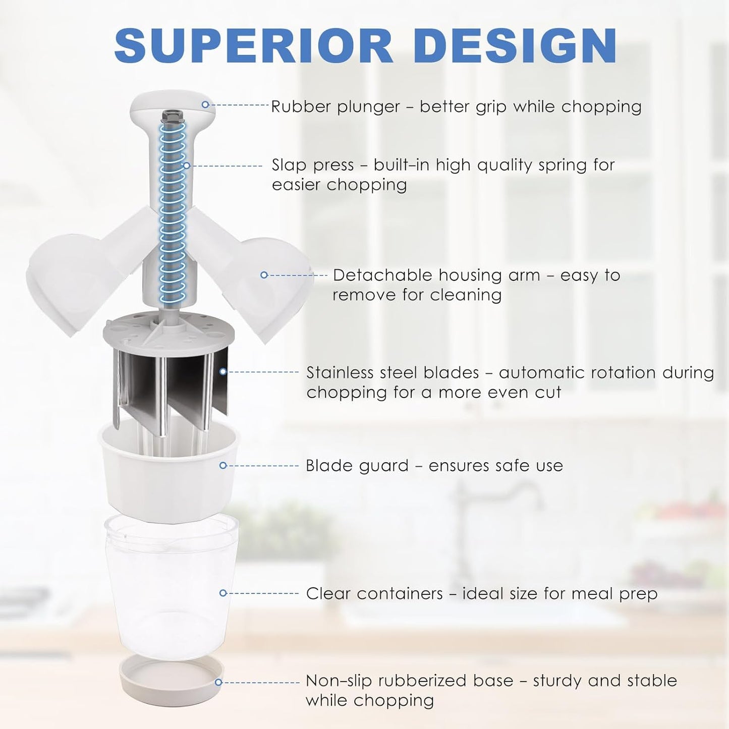 Manual Vegetable & Food Chopper