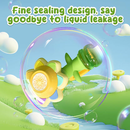 LED Flower Bubble Blaster for Kids