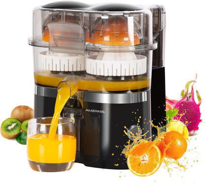 Automatic Dual-Head Citrus Juicer Machine