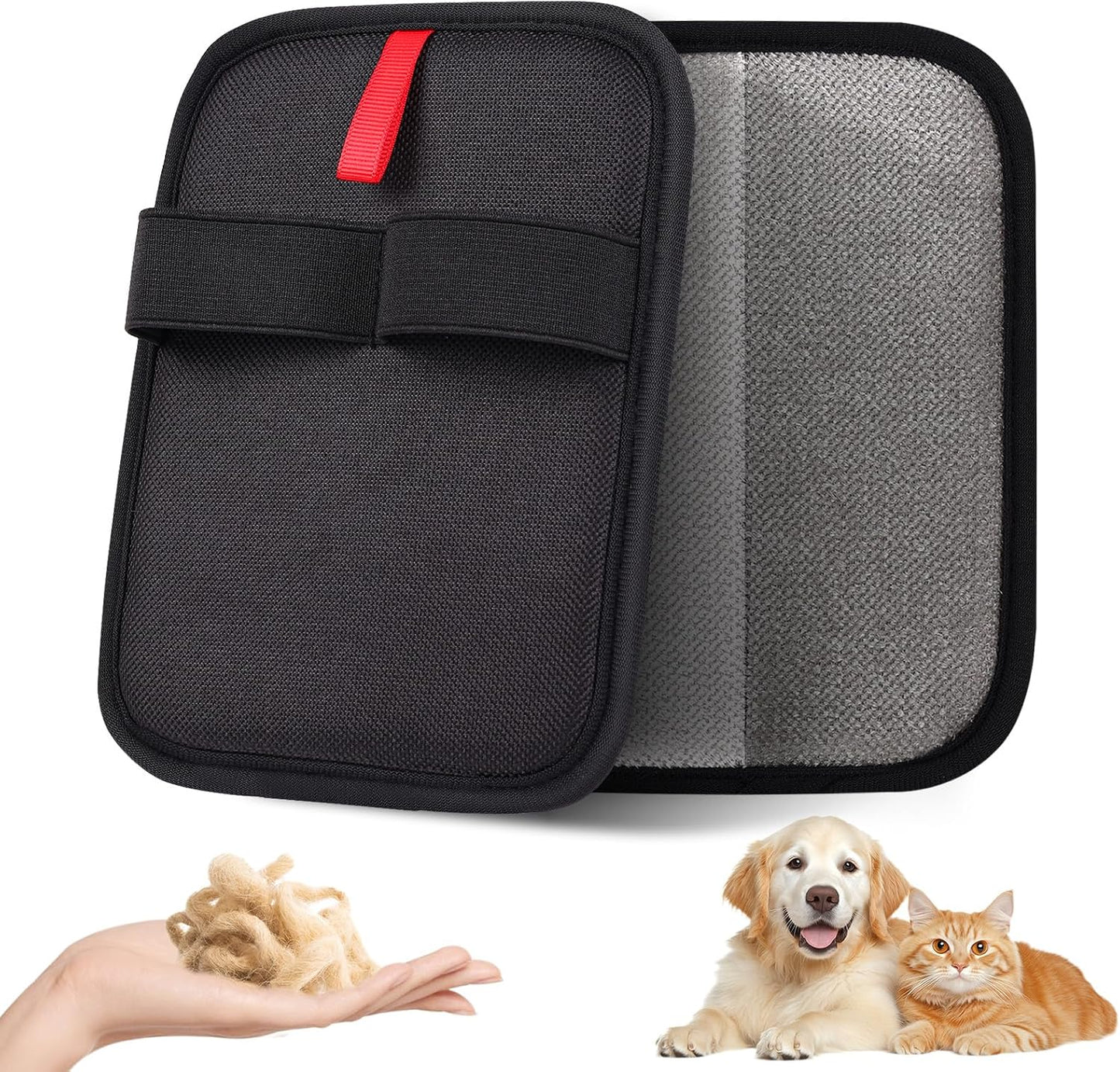 Pet Hair Removal Glove –Grooming Tool for Furniture & Pets