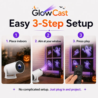 GlowCast™ Halloween Window Projector