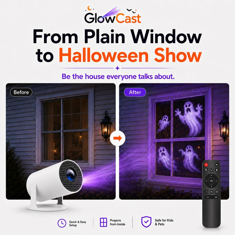 GlowCast™ Halloween Window Projector