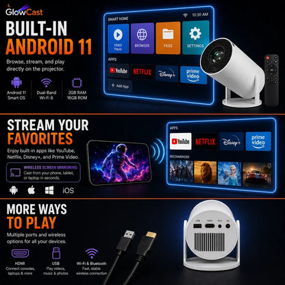 GlowCast™ Halloween Window Projector
