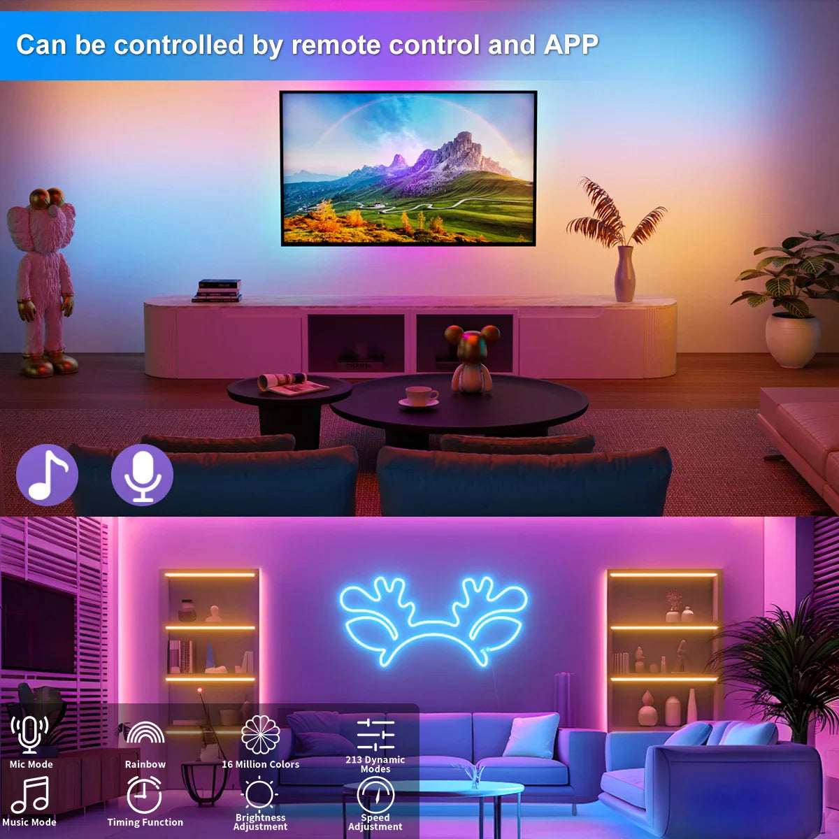 Faugettt GlowFlex RGB LED Strip