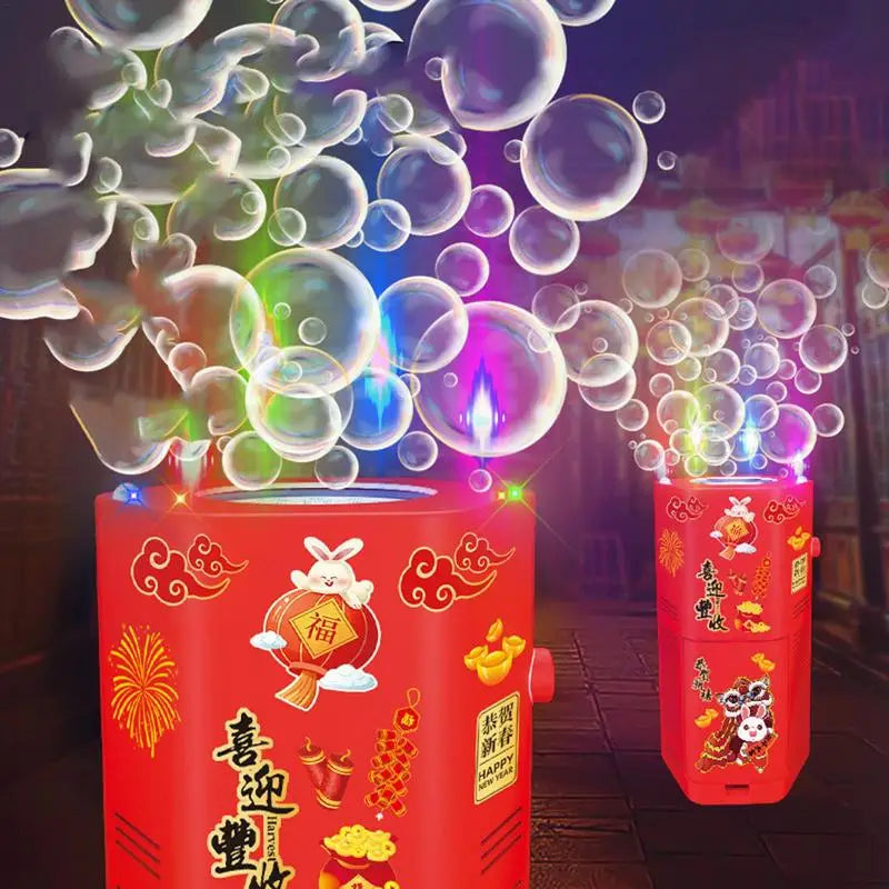 Firework Bubble Machine