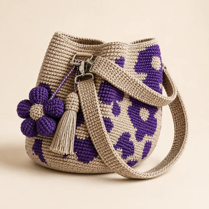 Crochet Flower Bag