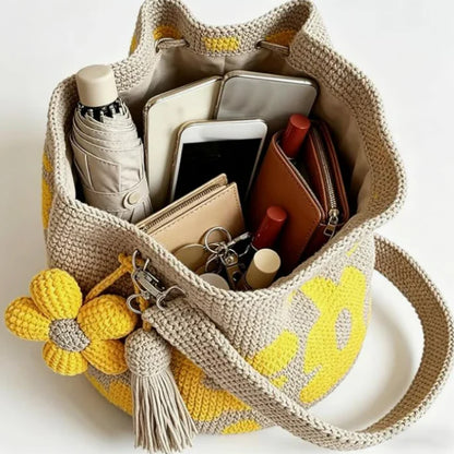 Crochet Flower Bag