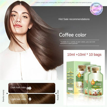 Plant Bubble Hair Dye Shampoo